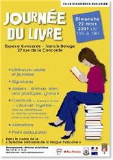 Affiche de la Journée du Livre d'Asnières