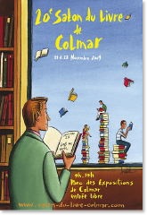 l'affiche du Salon du Livre de Colmar