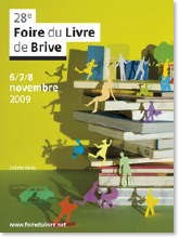 affiche de la Foire du Livre de Brive 2009