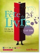 affiche de la fête du Livre de Saint-Étienne