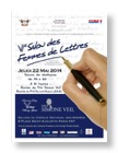 Affiche du 6ème salon des Femmes de Lettres