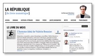 * article de Bernard Morlino dans le journal de la République du Livre Numérique