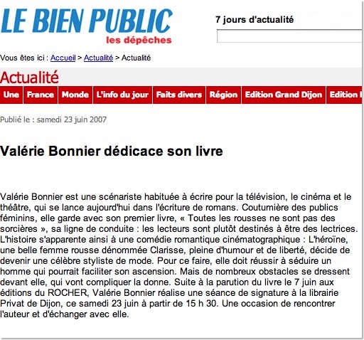 Article du journal 